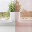 vidaXL 2 db rózsaszín fátyolfüggönyök rojtokkal 140x225 cm