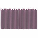 vidaXL 2 db lila fátyolfüggönyök rojtokkal 140x140 cm