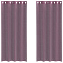 vidaXL 2 db lila fátyolfüggönyök rojtokkal 140x225 cm
