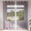 vidaXL 2 db lila fátyolfüggönyök rojtokkal 140x225 cm