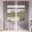vidaXL 2 db lila fátyolfüggönyök rojtokkal 140x245 cm