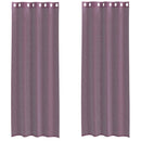 vidaXL 2 db lila fátyolfüggönyök rojtokkal 140x260 cm