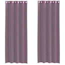 vidaXL 2 db lila fátyolfüggönyök rojtokkal 140x300 cm