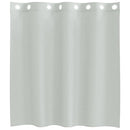 vidaXL 2 db világosszürke fátyolfüggönyök rojtokkal 140x140 cm