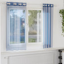 vidaXL 2 db királykék voile függönyök grommets