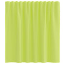 vidaXL 2 db almazöld fátyolfüggönyök rúd zsebekkel 140x260 cm