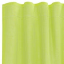 vidaXL 2 db almazöld fátyolfüggönyök rúd zsebekkel 140x260 cm