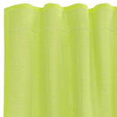 vidaXL 2 db almazöld fátyolfüggönyök rúd zsebekkel 140x260 cm