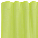 vidaXL 2 db almazöld fátyolfüggönyök rúd zsebekkel 140x260 cm