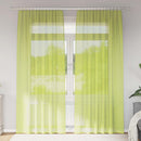 vidaXL 2 db almazöld fátyolfüggönyök rúd zsebekkel 140x260 cm