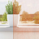 vidaXL 2 db terrakotta voile függönyök rúd zsebekkel