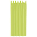 vidaXL 2 db almazöld fátyolfüggönyök fülecske tetejével 140x260 cm