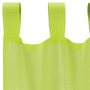 vidaXL 2 db almazöld fátyolfüggönyök fülecske tetejével 140x260 cm
