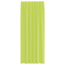 vidaXL 2 db almazöld fátyolfüggönyök fülecske tetejével 140x260 cm
