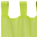 vidaXL 2 db almazöld fátyolfüggönyök fülecske tetejével 140x260 cm
