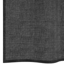 vidaXL 2 db fekete fátyolfüggönyök fülecske tetejével 140x260 cm