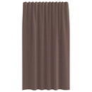 vidaXL 2 db barna fátyolfüggönyök fülecske tetejével 140x260 cm