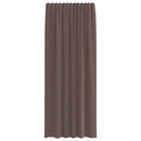 vidaXL 2 db barna fátyolfüggönyök fülecske tetejével 140x260 cm