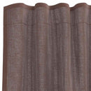 vidaXL 2 db barna fátyolfüggönyök fülecske tetejével 140x260 cm