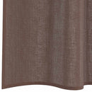 vidaXL 2 db barna fátyolfüggönyök fülecske tetejével 140x260 cm