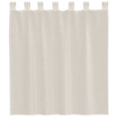 vidaXL 2 db krém színű fátyolfüggönyök fülecske tetejével 140x260 cm