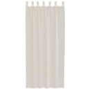 vidaXL 2 db krém színű fátyolfüggönyök fülecske tetejével 140x260 cm