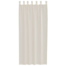 vidaXL 2 db krém színű fátyolfüggönyök fülecske tetejével 140x260 cm