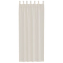 vidaXL 2 db krém színű fátyolfüggönyök fülecske tetejével 140x260 cm