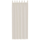 vidaXL 2 db krém színű fátyolfüggönyök fülecske tetejével 140x260 cm