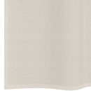 vidaXL 2 db krém színű fátyolfüggönyök fülecske tetejével 140x260 cm