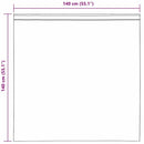 vidaXL 2 db világos rózsaszínű fátyolfüggönyök hurokkal 140x140 cm