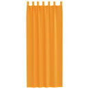 vidaXL 2 db narancssárga fátyolfüggönyök hurokkal 140x260 cm