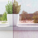 vidaXL 2 db lila fátyolfüggönyök hurokkal 140x140 cm