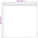vidaXL 2 db lila fátyolfüggönyök hurokkal 140x140 cm
