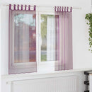 vidaXL 2 db lila fátyolfüggönyök hurokkal 140x140 cm