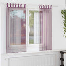 vidaXL 2 db lila fátyolfüggönyök hurokkal 140x175 cm
