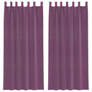 vidaXL 2 db lila fátyolfüggönyök hurokkal 140x225 cm