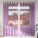 vidaXL 2 db lila fátyolfüggönyök hurokkal 140x225 cm