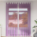 vidaXL 2 db lila fátyolfüggönyök hurokkal 140x260 cm