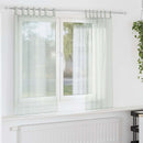 vidaXL 2 db világosszürke fátyolfüggönyök hurokkal 140x175 cm