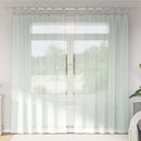 vidaXL 2 db világosszürke fátyolfüggönyök hurokkal 140x225 cm