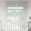 vidaXL 2 db világosszürke fátyolfüggönyök hurokkal 140x260 cm