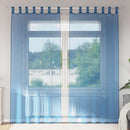 vidaXL 2 db királykék fátyolfüggönyök hurokkal 140x245 cm