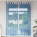 vidaXL 2 db 140x260 fátyolfüggönyök hurokkal 140x260 cm