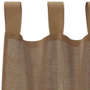 vidaXL 2 db világosbarna fátyolfüggönyök hurokkal 140x175 cm