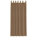 vidaXL 2 db világosbarna fátyolfüggönyök hurokkal 140x225 cm