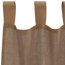 vidaXL 2 db világosbarna fátyolfüggönyök hurokkal 140x225 cm