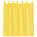 vidaXL 2 db sárga fátyolfüggönyök hurokkal 140x140 cm