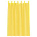 vidaXL 2 db sárga fátyolfüggönyök hurokkal 140x175 cm