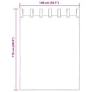 vidaXL 2 db sárga fátyolfüggönyök hurokkal 140x175 cm